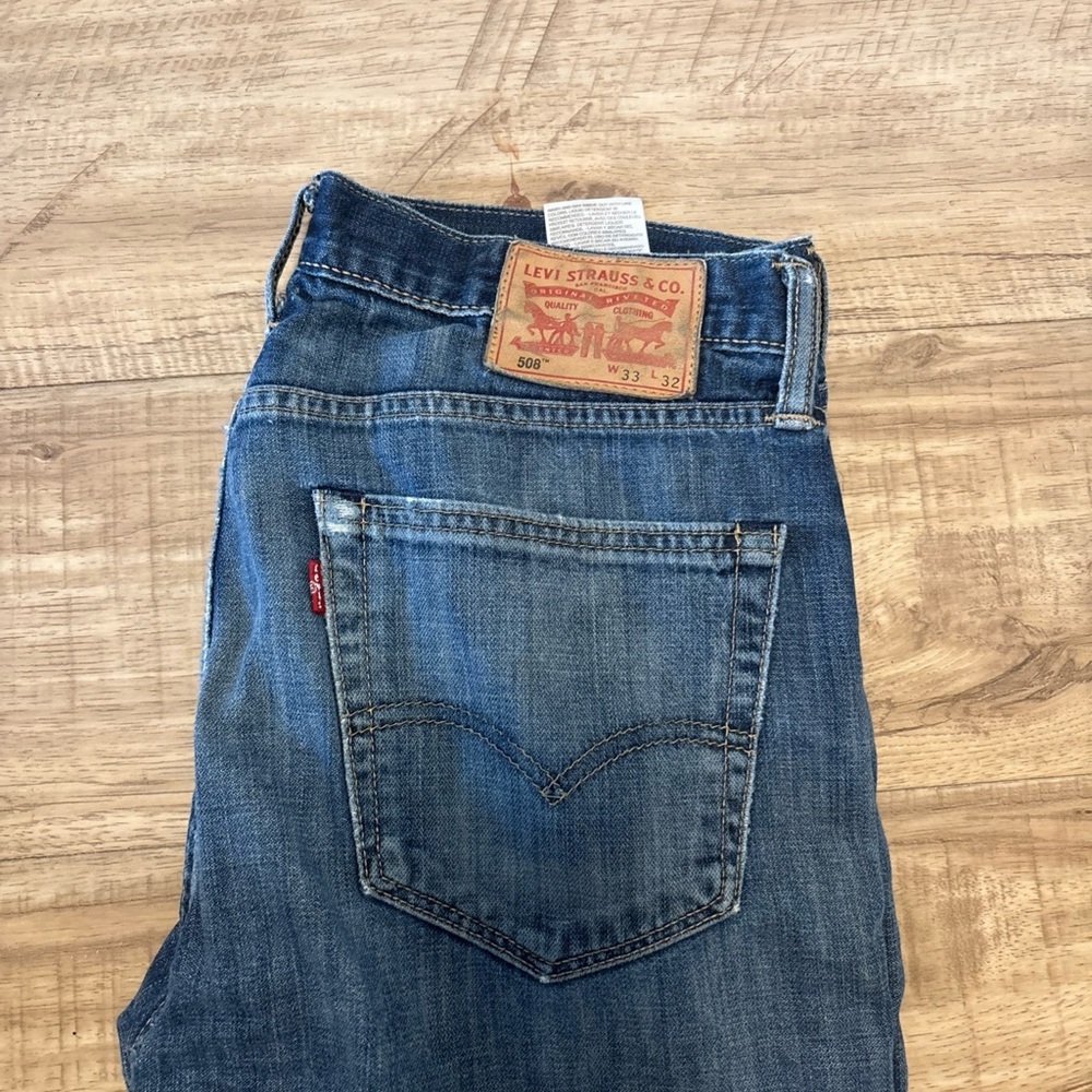 Levi's Men's Medium Blue 508 Straight Jeans